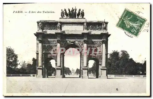 Cartes postales Paris L Arc des Tuileries