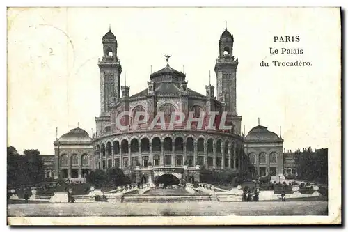 Cartes postales Paris Le Palais du Trocadero