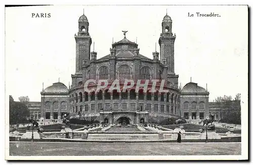 Cartes postales Paris Le Trocadero