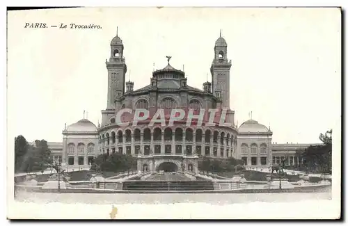 Cartes postales Paris Le Trocadero