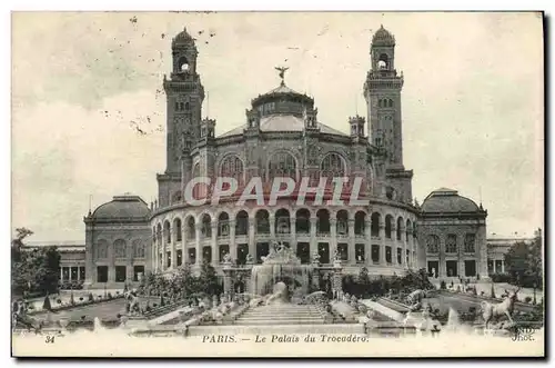 Ansichtskarte AK Paris Le Palais du Trocadero