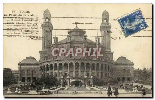 Cartes postales Paris Le Palais du Trocadero