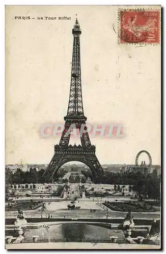 Cartes postales Paris La Tour Eiffel