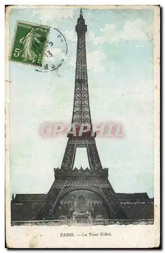 Cartes postales Paris La Tour Eiffel