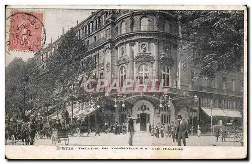 Cartes postales Paris Theatre du Vaudeville