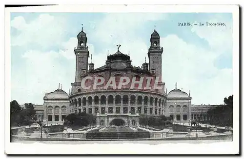 Cartes postales Paris Le Trocadero