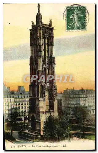 Cartes postales Paris La Tour Saint Jacques