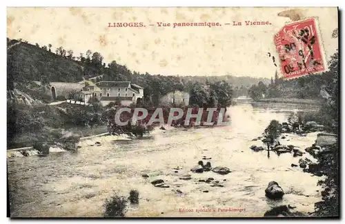 Cartes postales Limoges Vue Panoramique La Vienne