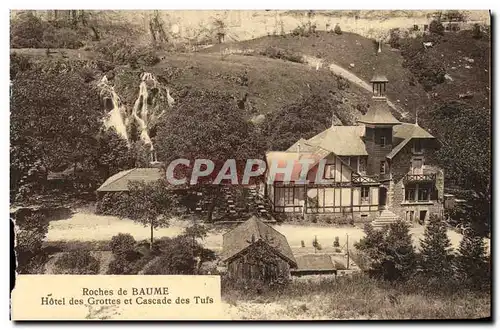 Ansichtskarte AK Roches de Baume Hotel des Grottes et Cascade des Tufs