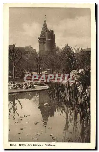 Cartes postales Basel Botanischer Garten u Spalentor