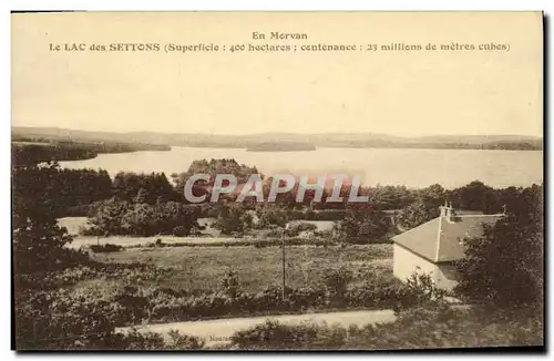Cartes postales En Morvan Le Lac des Settons
