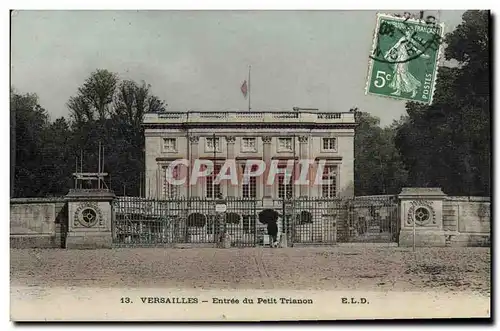 Cartes postales Versailles Entree du Petit Trianon