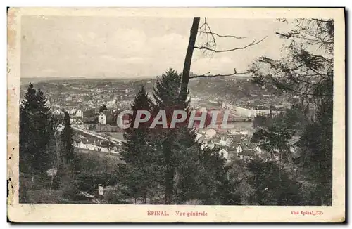 Cartes postales Epinal Vue generale