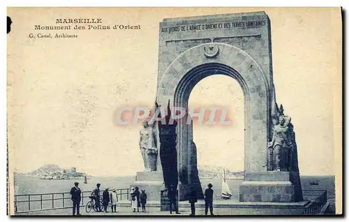 Cartes postales Marseille Monument des Poilus d Orient