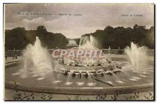 Cartes postales Parc de Versailles Bassin de La Latone