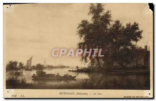 Ansichtskarte AK Ruysdael Le Lac Musee de Bruxelles