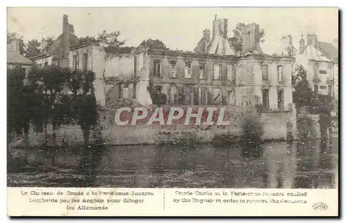 Cartes postales Chateau de Conde a la Ferte sous Jouarre Militaria