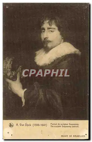 Cartes postales A Van Dyck Duquesnoy Portrait Musee de Bruxelles