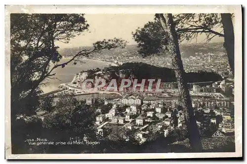 Cartes postales Nice Vue generale prise du Mont Boron