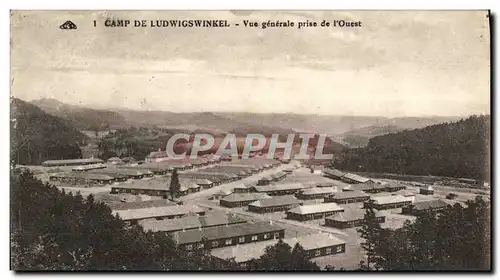 Cartes postales Camp de Ludwigswinkel Vue generale prise de l Ouest Militaria