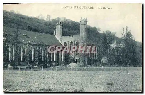 Ansichtskarte AK Fontaine Guerard Les Ruines