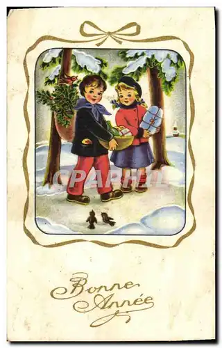 Cartes postales Bonne Annee Enfants