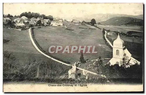 Ansichtskarte AK Chaux des Crotenay et l Eglise