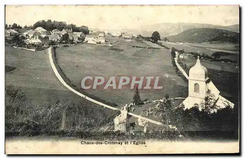 Cartes postales Chaux des Crotenay et l Eglise