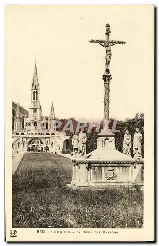 Cartes postales Lourdes La Croix des Bretons