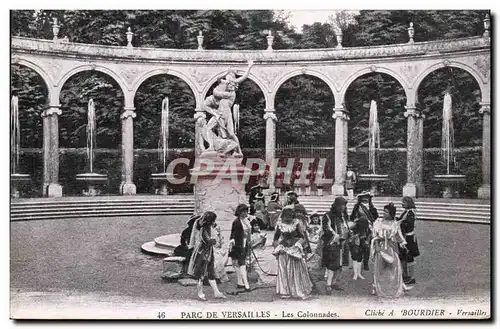 Ansichtskarte AK Parc de Versailles Les Colonnades