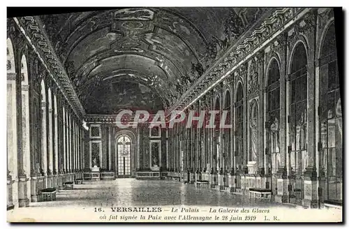 Ansichtskarte AK Versailles Le Palais La Galerie des Glaces