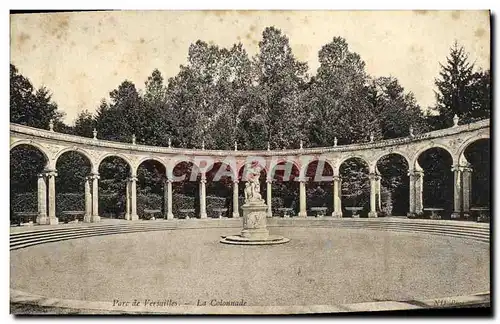 Cartes postales Parc de Versailles La Colonnade