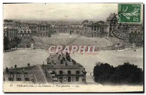 Cartes postales Versailles Le Chateau Vue generale