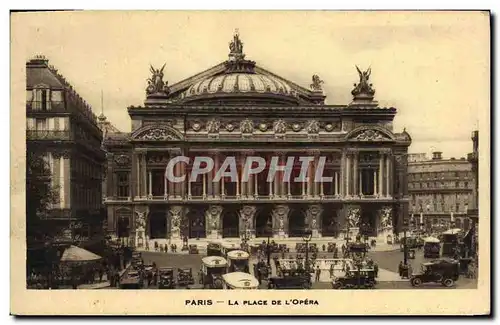 Cartes postales Paris La Place de l Opera