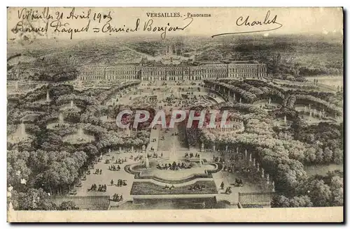 Cartes postales Versailles Panorama