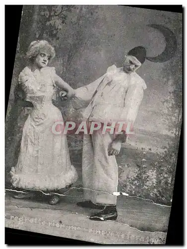 Cartes postales ARlequin Lune