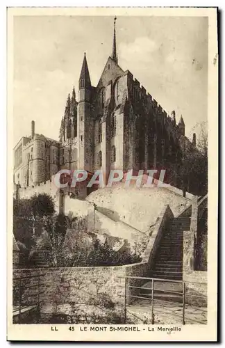 Cartes postales Le Mont Saint Michel La Merveille