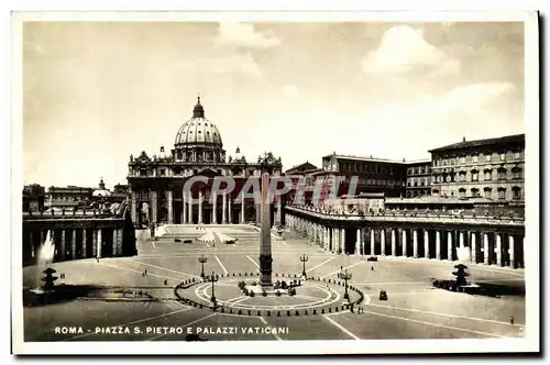 Cartes postales Roma Pizza S Petro e Palazzi Vaticani