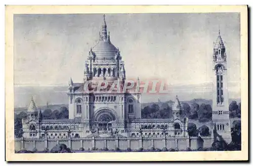 Cartes postales La Basilique de Lisieux Vue generale du projet