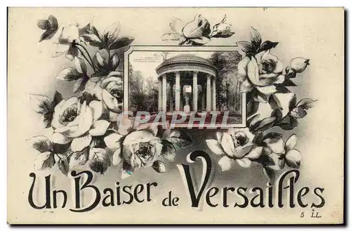 Cartes postales Un Baiser de Versailles