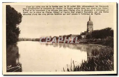 Cartes postales Brissarthe Les Rives de la Sarthe