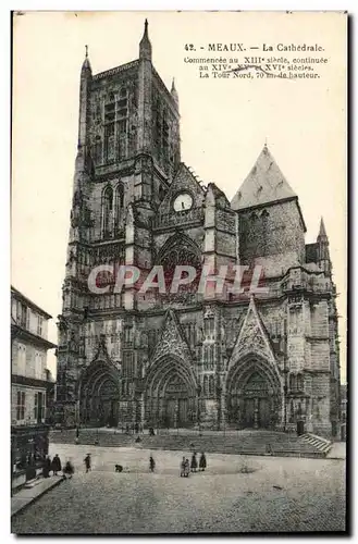 Cartes postales Meaux La Cathedrale