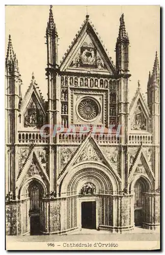 Cartes postales Cathedrale d Orvieto