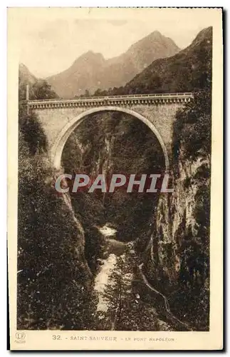 Ansichtskarte AK Saint Sauveur Le Pont Napoleon