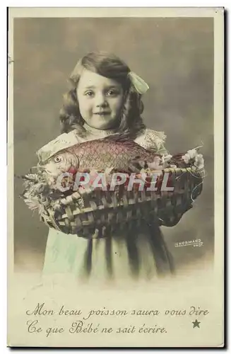 Cartes postales Mon beau poisson Enfant