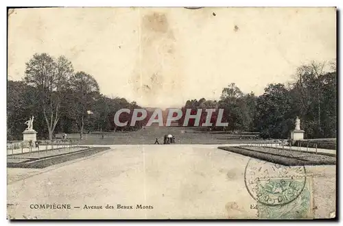 Ansichtskarte AK Compiegne Avenue des Beaux Monts