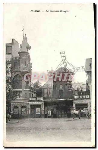 Cartes postales Paris Le Moulin Rouge