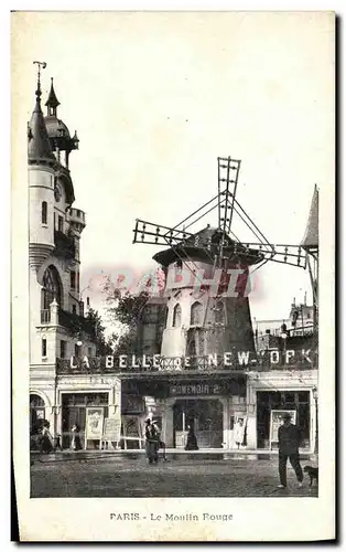 Cartes postales Paris Le Moulin Rouge