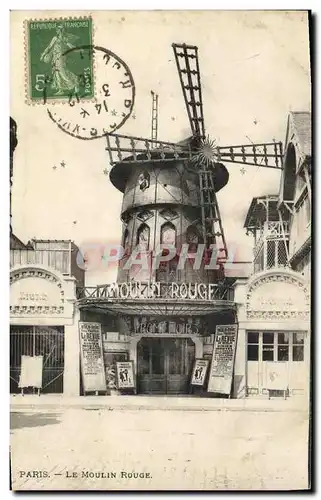 Cartes postales Paris Le Moulin Rouge