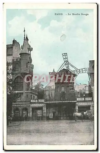 Cartes postales Paris Le Moulin Rouge